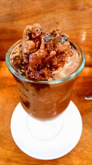 Frappe de mocca at Espressate in Lima