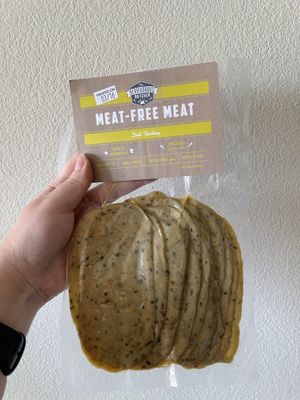 herbivorous butcher slices   at San Diego Vegan Market in San Diego