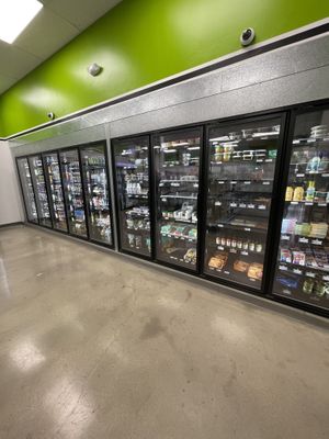 fridge area   at San Diego Vegan Market in San Diego