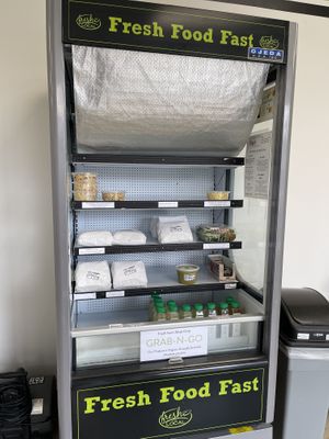 grab and go (this was mid afternoon)   at San Diego Vegan Market in San Diego