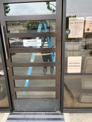 They don’t open on time : / at San Diego Vegan Market in San Diego