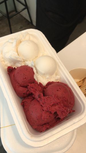 A small tub to take away 650ml  at Osterberg Ice Cream in Ho Chi Minh City