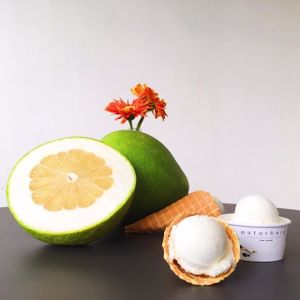 Pomelo sorbet at Osterberg Ice Cream in Ho Chi Minh City