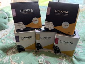 Tin refills save you £1!  at Steampunk in North Berwick