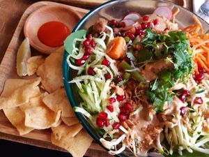 Gado gado bowl at Oerwoud in Den Bosch