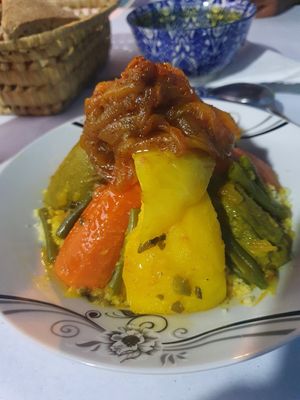 Vegan Couscous at Sofia in Chefchaouen