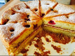 Vegan Victoria Sponge at The Sound Lounge in South West London