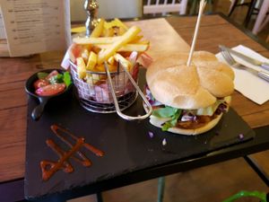 pulled 'pork' burger ❤️ at The Sound Lounge in South West London