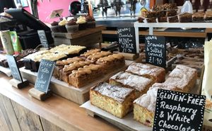 Great selection of vegan cakes and treats at The Sound Lounge in South West London
