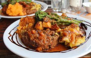 The Amazing 100% Vegan Sunday roast - Worth booking and travelling for! at The Sound Lounge in South West London