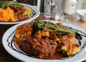 The Amazing 100% Vegan Sunday roast - Worth booking and travelling for! at The Sound Lounge in South West London