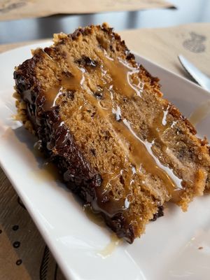 Tarta toffee at Restaurante Goikar in Bilbao