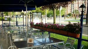 Terraza del restaurante Goikar at Restaurante Goikar in Bilbao