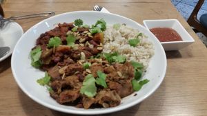 Jackfruit dish at Mihiderka - Józefa in Krakow