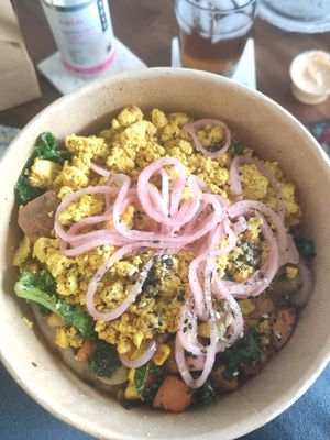 Tofu scramble hash at Turf in Vancouver
