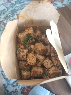 Spicy tofu at Turf in Vancouver