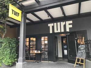 Front entry with nice outdoor patio at Turf in Vancouver