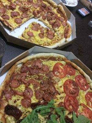 delivery at Veg Pizza in Blumenau