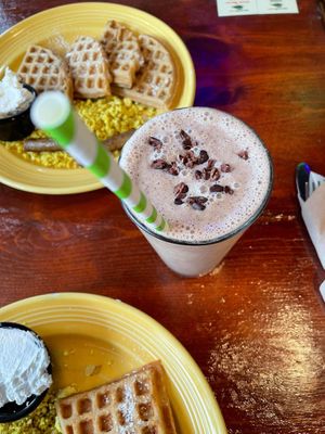 Sunbutter Smoothie! at The Grain Cafe in Long Beach