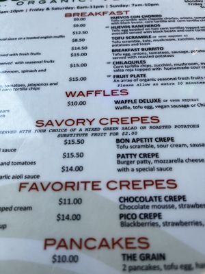   at The Grain Cafe in Long Beach