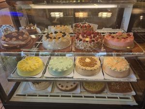 Cakes at The Grain Cafe in Long Beach