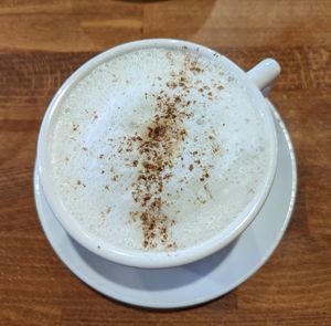 Italian cappuccino at The Grain Cafe in Long Beach