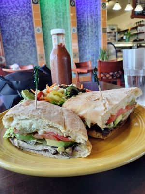 Chicken torta at The Grain Cafe in Long Beach