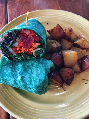 Garden Wrap  at The Grain Cafe in Long Beach
