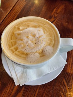 Vegan MOCHA LATTE   at The Grain Cafe in Long Beach