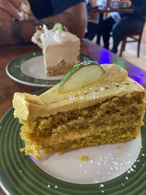 Lemon (and Tres Leches) cakes  at The Grain Cafe in Long Beach