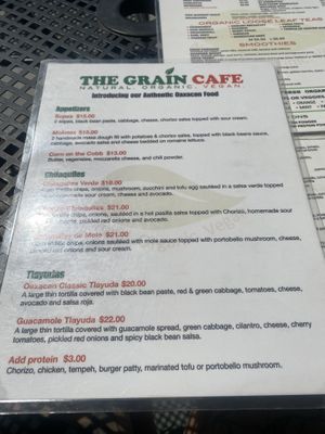 Introducing the Oaxaca Food Menu! 🫶🏽💕✨  at The Grain Cafe in Long Beach