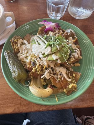 Large portion sizes   at The Grain Cafe in Long Beach