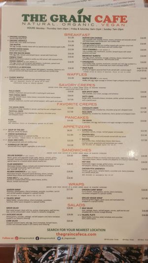  at The Grain Cafe in Long Beach