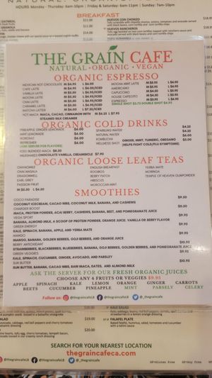  at The Grain Cafe in Long Beach