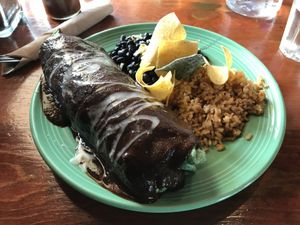 Mole burrito. at The Grain Cafe in Long Beach