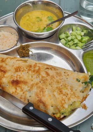 Masala dosa at Dosa Nova in Sitges