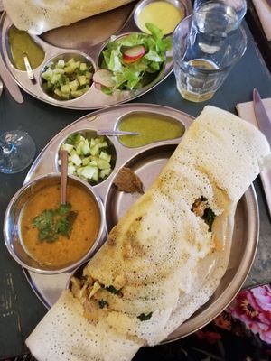 Dosa Raththaran + King Dhal at Dosa Nova in Sitges