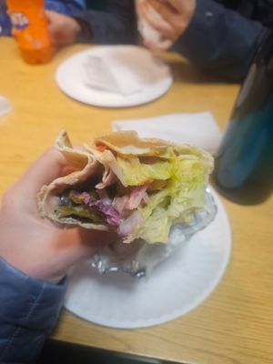 Babaganoush wrap at Pita Pockets in Northampton