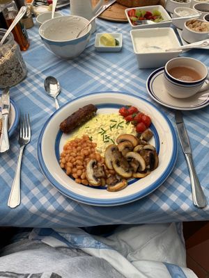 2nd part of Breakfast at Bleujennow in Penzance