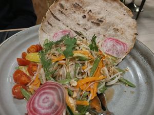 Papaya salad  at Sunda in Chicago