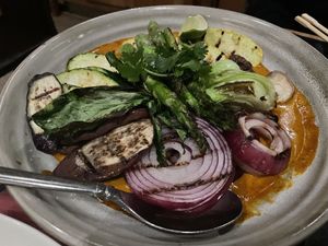 Grilled vegetables   at Sunda in Chicago