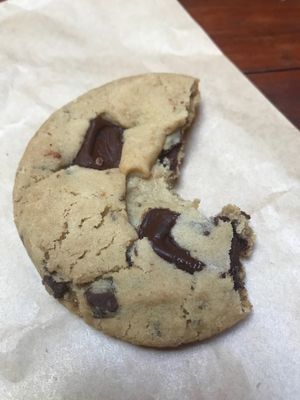 Half-eaten cookie :) at V1 in Wellington