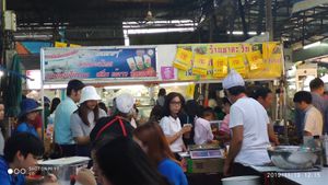The second at Soi Naradhiwas Rajanagarindra - Vegetarian Food Stall in Bangkok
