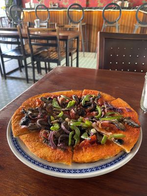 Vegan Pizzaa  at El Centro in Kota Kinabalu