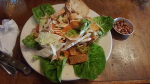 Thai salad with tofu & tempeh at El Centro in Kota Kinabalu
