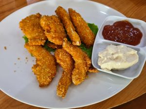 Udang goreng mayonnaise at Alpukat Bistro in Jakarta