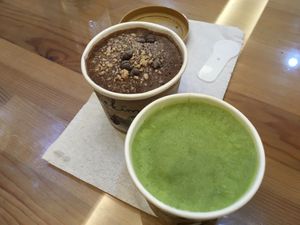 Ice cream at Alpukat Bistro in Jakarta