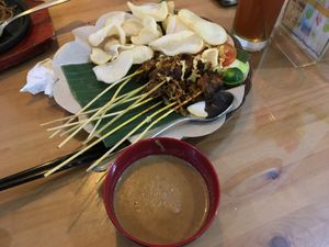 Satay at Alpukat Bistro in Jakarta