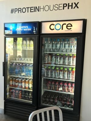 cased drinks at ProteinHouse in Scottsdale