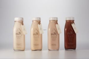 Almond milk at The Nilk Factory - 더닐크팩토리 in Seoul